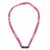 AXA Rigid 120cm Ketjulukko Koodilla, Pinkki